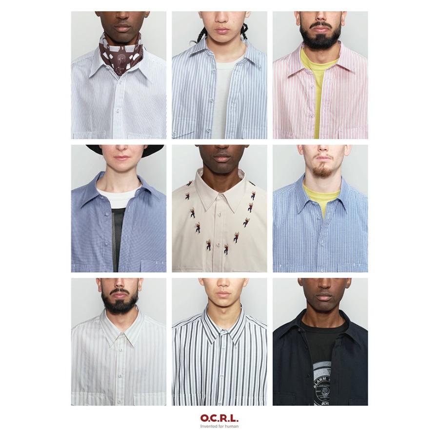 O-（オー） O-（オー）/ F.F. SHIRT - Yellow ST O-UL-06 ストライプシャツ 0-cho-rui-lab レイチョウルイラボ ポイント 消化 デッドストック生地 | オー | 08