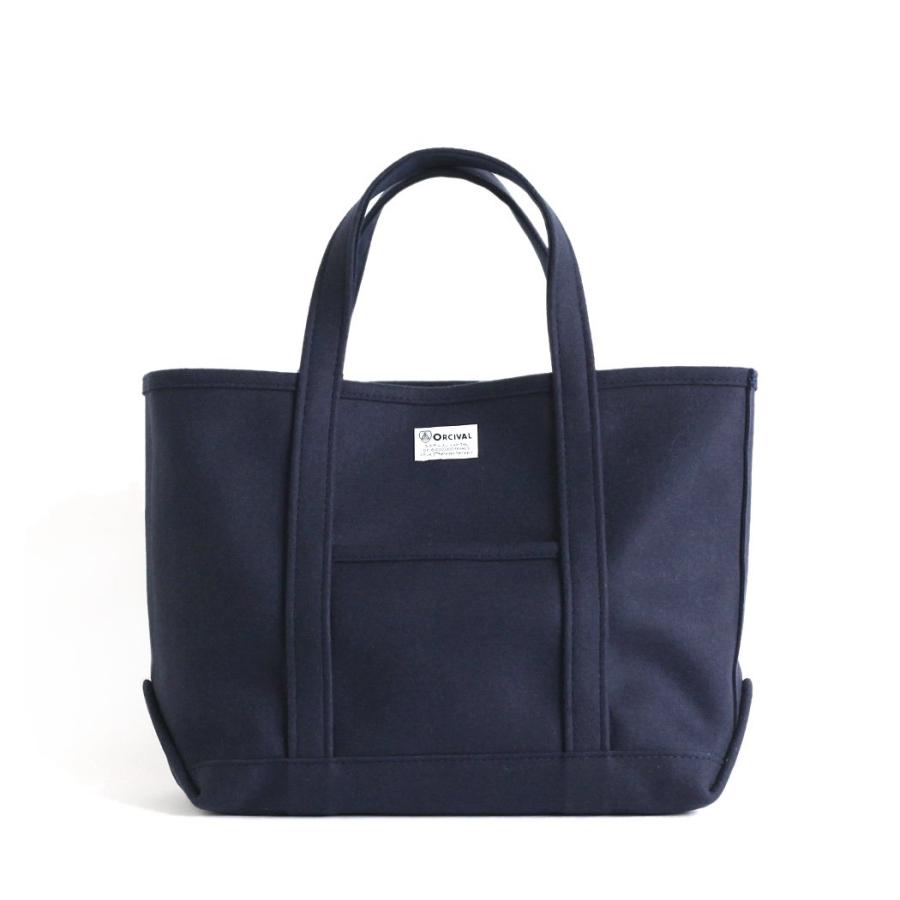 オーシバル バッグ ORCIVAL トートバッグ レディース M サイズ OR-H0240 HML ヘビー メルトン トート GREYISH BLUE A4 無地 シンプル おしゃれ カジュアル 通… | ORCIVAL
