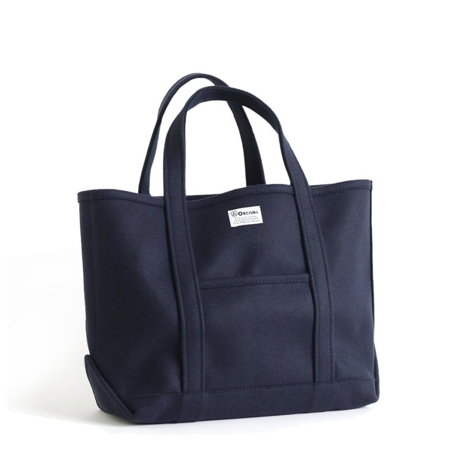 オーシバル バッグ ORCIVAL トートバッグ レディース M サイズ OR-H0240 HML ヘビー メルトン トート GREYISH BLUE A4 無地 シンプル おしゃれ カジュアル 通… | ORCIVAL | 01