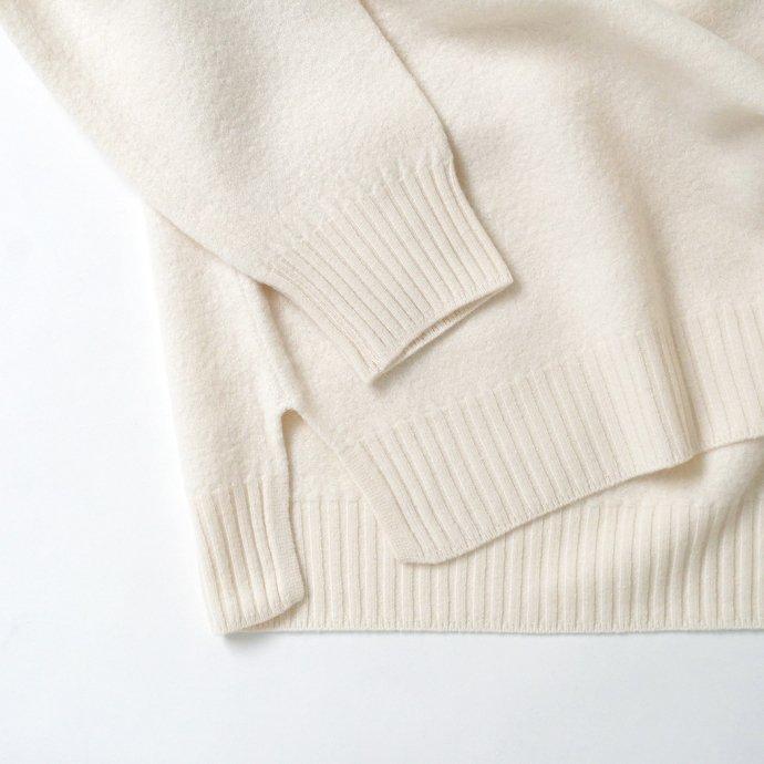 オーシバル ORCIVAL メンズ トップス ウール モックネック プルオーバーニット IVORY アイボリー OR-D0060 CHA シンプル 無地 あす楽 ファッション 縮絨 | ORCIVAL | 03