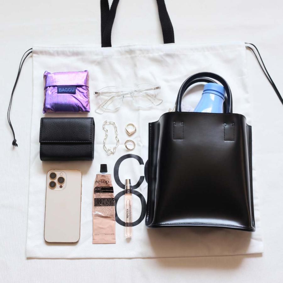 COURTNEY ORLA (コートニーオーラ) / CURVE TOTE s - ブラック/アイボリー CRV22FPV014001BK/IVR トートバッグ  黒 ブラック アイボリー バイカラー シンプル … | COURTNEY ORLA | 08