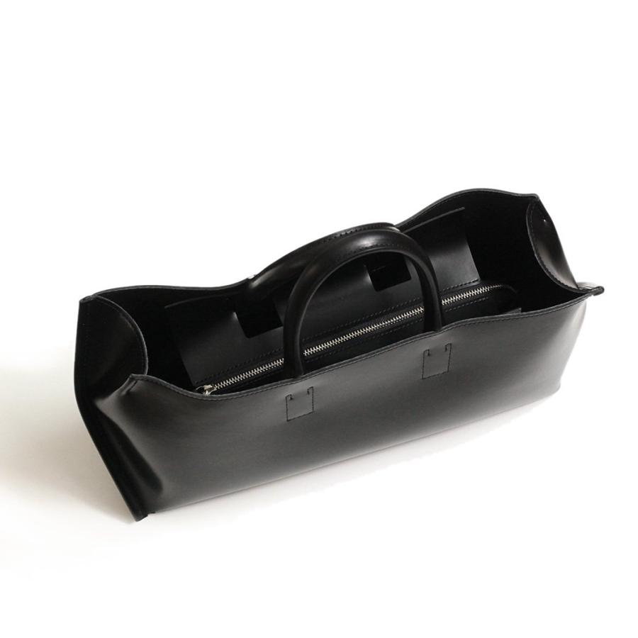 COURTNEY ORLA コートニーオーラ トート バッグ SLOPE ZIP WIDE TOTE - ブラック/ブラック SLZ23FPV011003BK/BK 横長 トートバッグ 黒 シンプル 無地 鞄 ビジ… | COURTNEY ORLA | 04