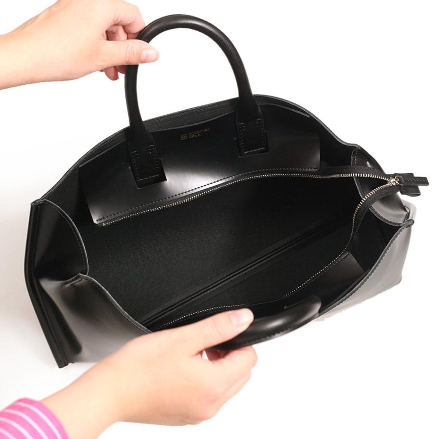 COURTNEY ORLA コートニーオーラ トート バッグ SLOPE ZIP WIDE TOTE - ブラック/ブラック SLZ23FPV011003BK/BK 横長 トートバッグ 黒 シンプル 無地 鞄 ビジ… | COURTNEY ORLA | 05