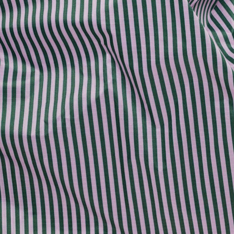 BAGGU バグー エコバッグ ストライプ ライラックパープル×グリーン 100%リサイクルナイロン STANDARD スタンダード サイズ 大きい 大容量 ショルダー 洗濯可… | BAGGU | 01