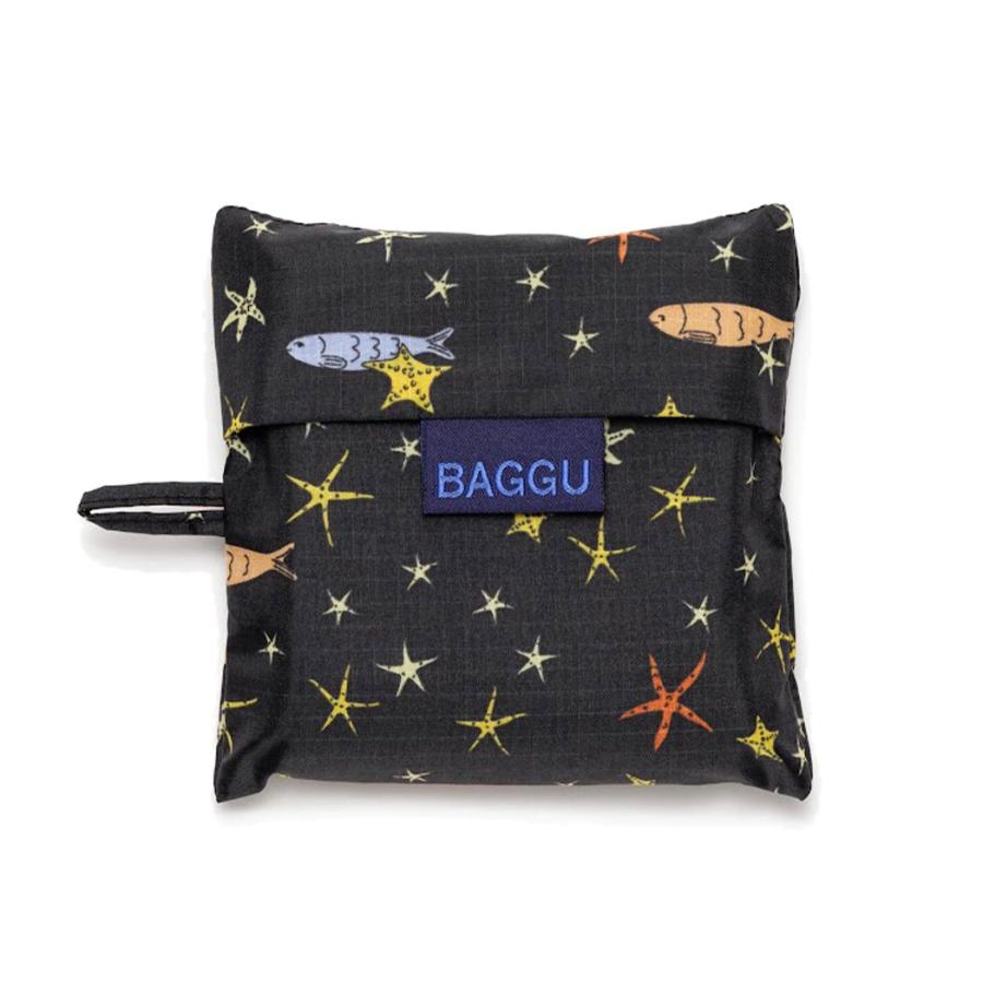 BAGGU バグー エコバッグ スターフィッシュ 100%リサイクルナイロン STANDARD スタンダード サイズ 大きい 大容量 ショルダー 洗濯可能 折り畳み コンパクト … | BAGGU | 03