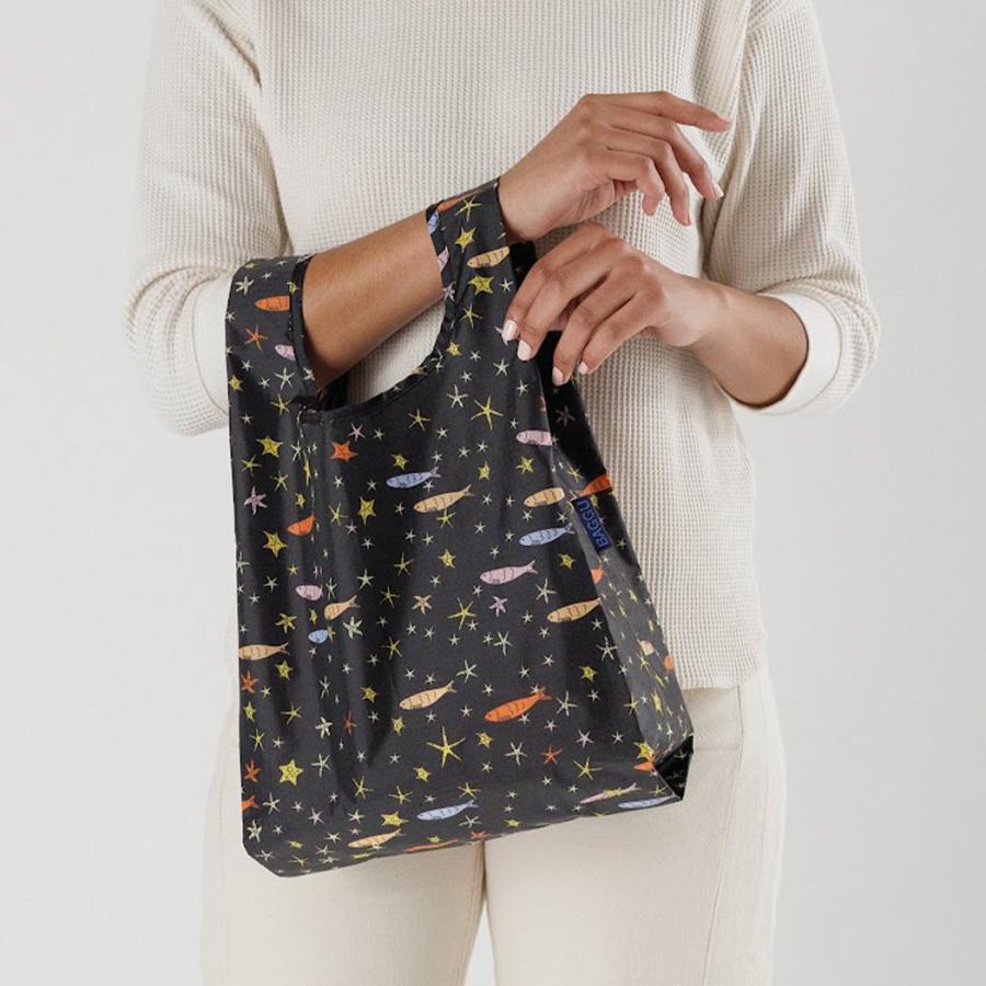 BAGGU バグー エコバッグ BABY スターフィッシュ 正規品 サブバッグ ジム用 お買い物 マザーズバッグ コンパクト 折りたたみ 洗濯可能 マチ広 無地 人気 レデ… | BAGGU | 01