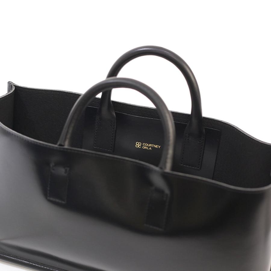 COURTNEY ORLA (コートニーオーラ) / CURVE WIDE TOTE s - ブラック/アイボリー CRV22FPV014002BK/IVR トートバッグ  黒 ブラック アイボリー バイカラー シン… | COURTNEY ORLA | 04