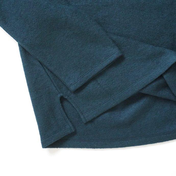 オーシバル ORCIVAL メンズ トップス ウールパイル ボートネックプルオーバー BLUE GREEN OR-C0280 WPJ ブルーグリーン シンプル 無地 あす楽 ファッション 縮絨 | ORCIVAL | 03