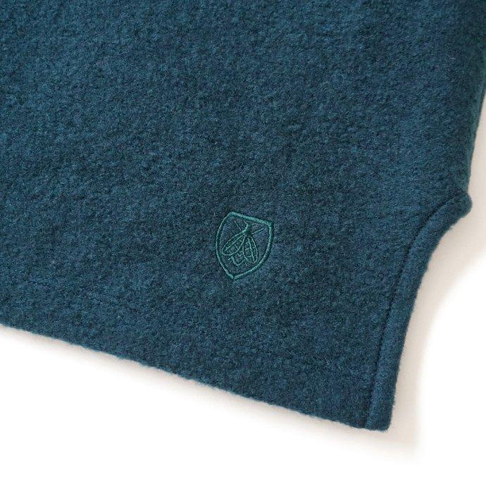 オーシバル ORCIVAL メンズ トップス ウールパイル ボートネックプルオーバー BLUE GREEN OR-C0280 WPJ ブルーグリーン シンプル 無地 あす楽 ファッション 縮絨 | ORCIVAL | 04