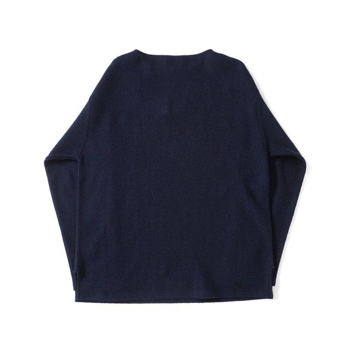 オーシバル ORCIVAL メンズ トップス ウールパイル ボートネックプルオーバー NAVY OR-C0280 WPJ ネイビー シンプル 無地 あす楽 ファッション 縮絨 | ORCIVAL | 02