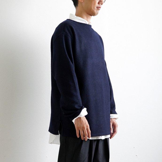 オーシバル ORCIVAL メンズ トップス ウールパイル ボートネックプルオーバー NAVY OR-C0280 WPJ ネイビー シンプル 無地 あす楽 ファッション 縮絨 | ORCIVAL | 08