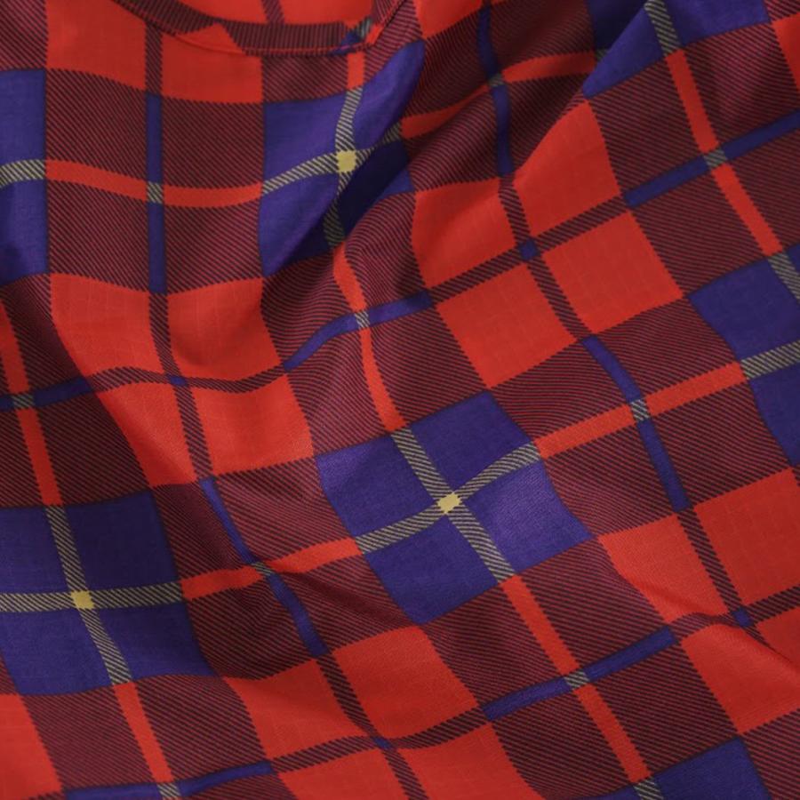 BAGGU バグー エコバッグ BABY タータンレッド 日本限定モデル 正規品 サブバッグ ジム用 お買い物 マザーズバッグ コンパクト 折りたたみ 洗濯可能 マチ広 無… | BAGGU | 01