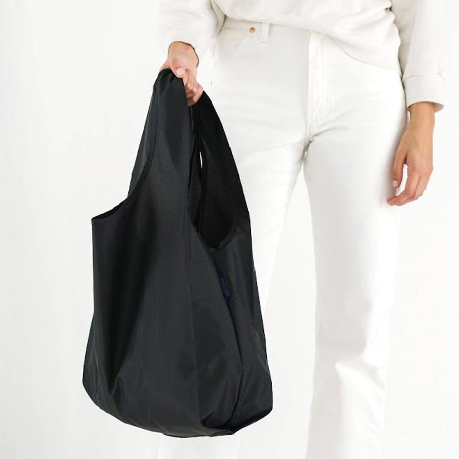BAGGU バグー エコバッグ ブラック 100%リサイクルナイロン STANDARD スタンダード サイズ 大きい 大容量 ショルダー 洗濯可能 折り畳み コンパクト 軽量 レジ… | BAGGU | 03