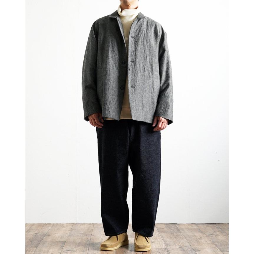 STILL BY HAND スティル バイ ハンド JK02233 - GREY シェットランドウールジャケット グレー あす楽 即日発送 即納 メンズ アウター ポイント 消化｜ehs｜12