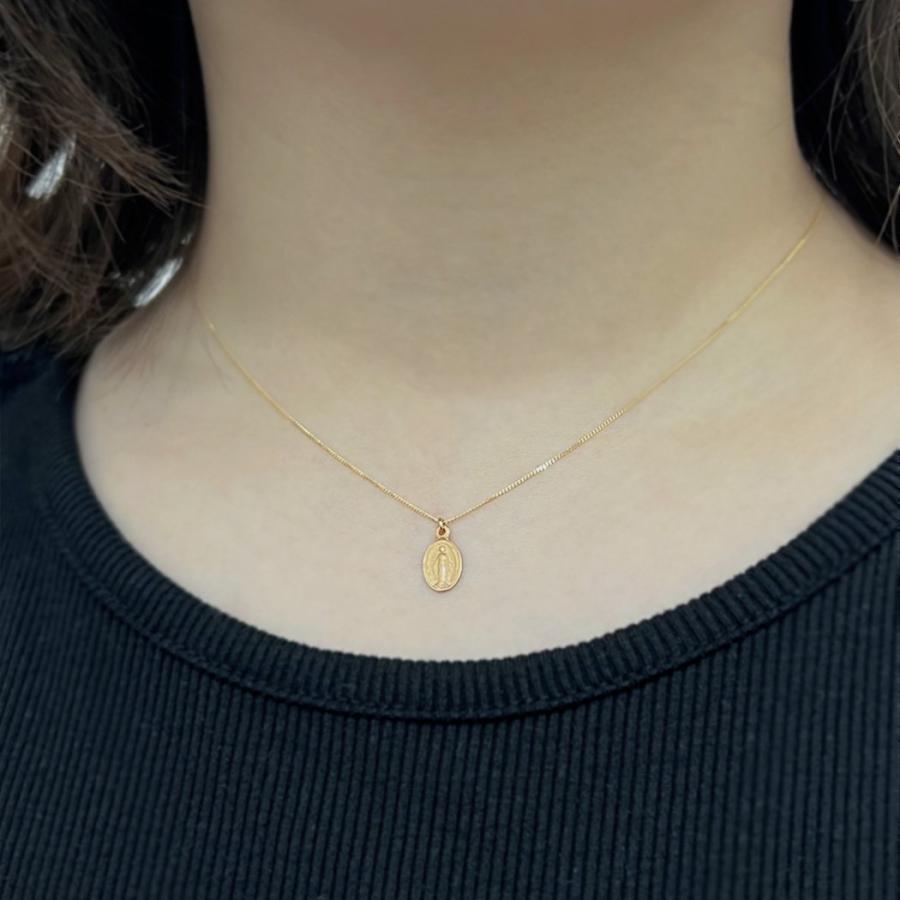 hirondelle et pepin (イロンデールエペパン) / k18 hn-24ss-565 OMIYAGE マリア ネックレス | hirondelle | 07