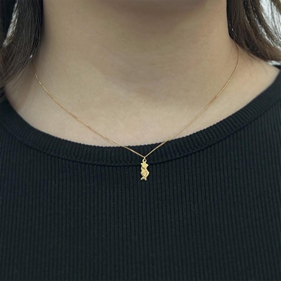 hirondelle et pepin (イロンデールエペパン) / k18 hn-24ss-567 OMIYAGE 指ハート ネックレス | hirondelle | 07