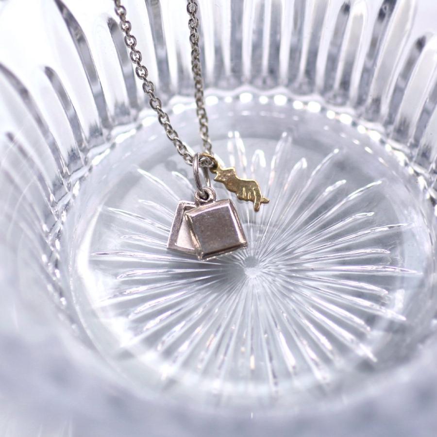 hirondelle et pepin (イロンデールエペパン) / k18 silver sn-24ss-31 トンベ・アムルーズ チャーム ネックレス (70cm) | hirondelle