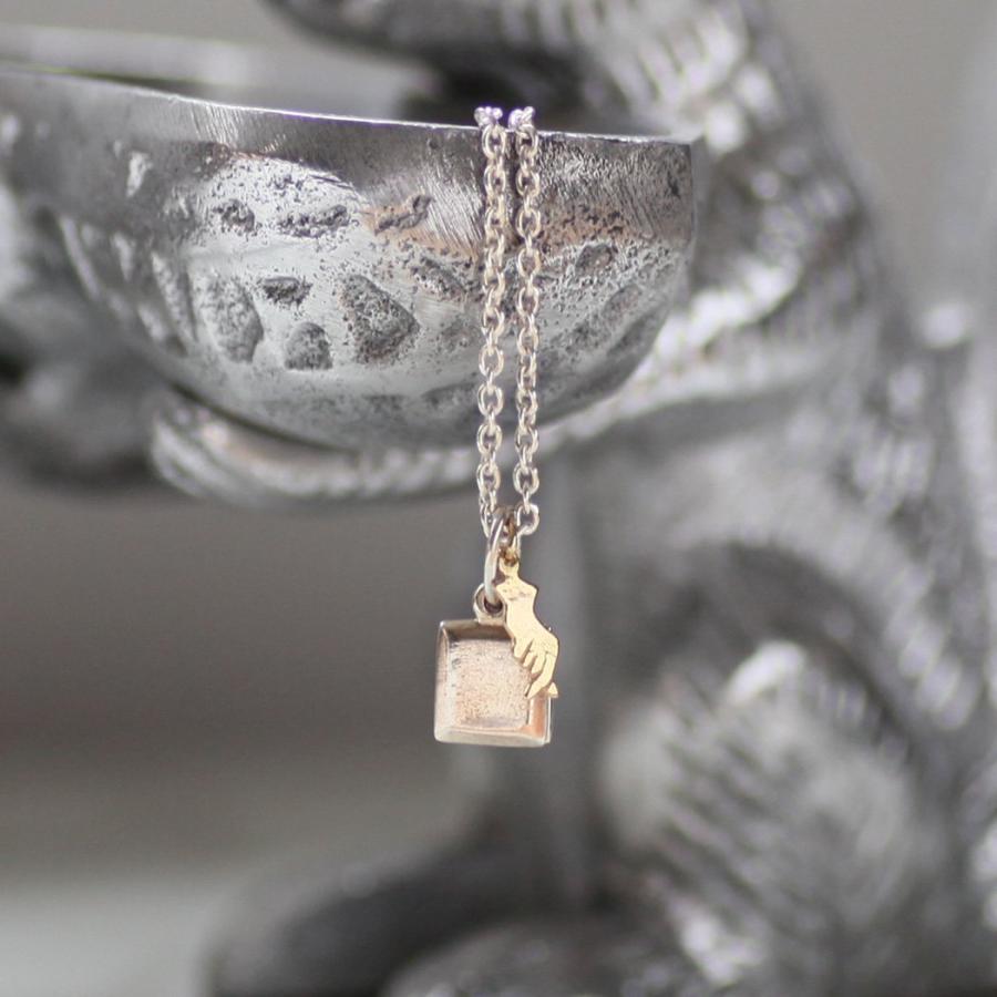 hirondelle et pepin (イロンデールエペパン) / k18 silver sn-24ss-31 トンベ・アムルーズ チャーム ネックレス (70cm) | hirondelle | 05