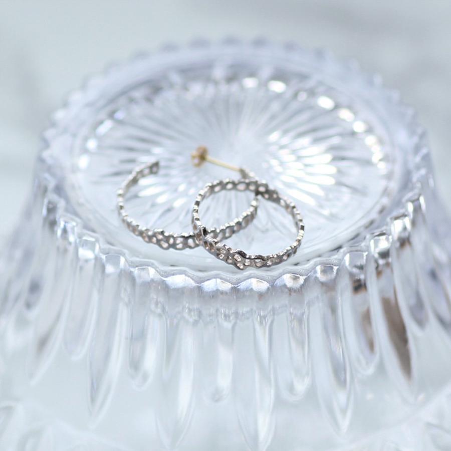 hirondelle et pepin (イロンデールエペパン) / silver sp-24ss-34 クロンヌ ドゥ フルール ピアス (片耳タイプ) | hirondelle | 04