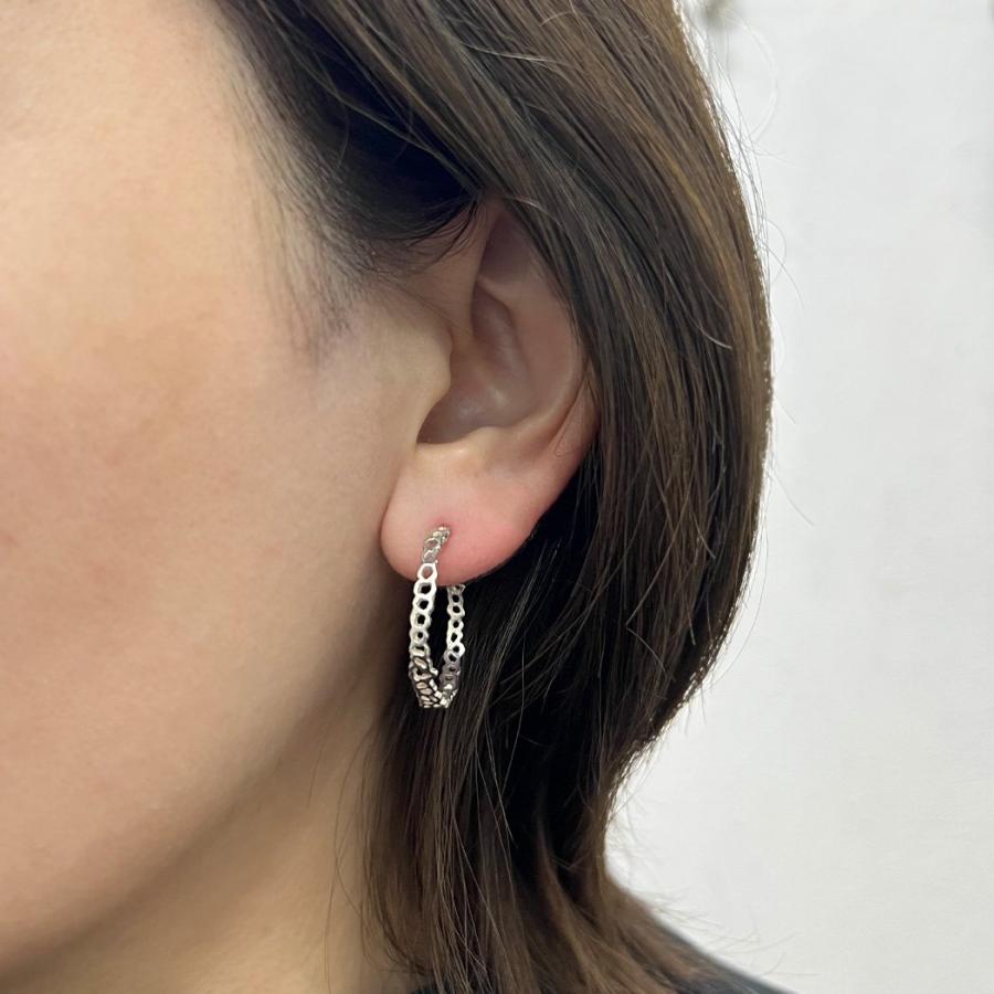 hirondelle et pepin (イロンデールエペパン) / silver sp-24ss-34 クロンヌ ドゥ フルール ピアス (片耳タイプ) | hirondelle | 05