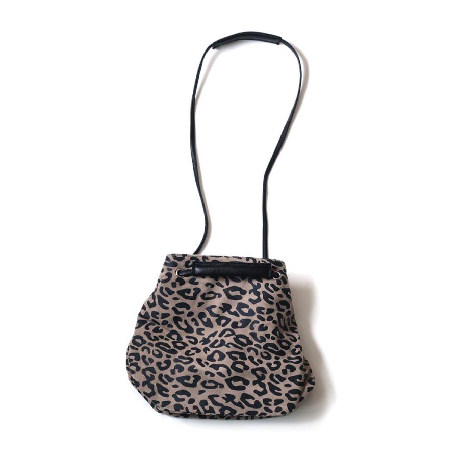 SEASIDE FREERIDE シーサイドフリーライド 17B-NS-SFR-1415SPL NID BAG SPL 2way 巾着バッグ - レオパード ベージュ× ブラック レディース バッグ トートバッ… | seaside freeride | 01