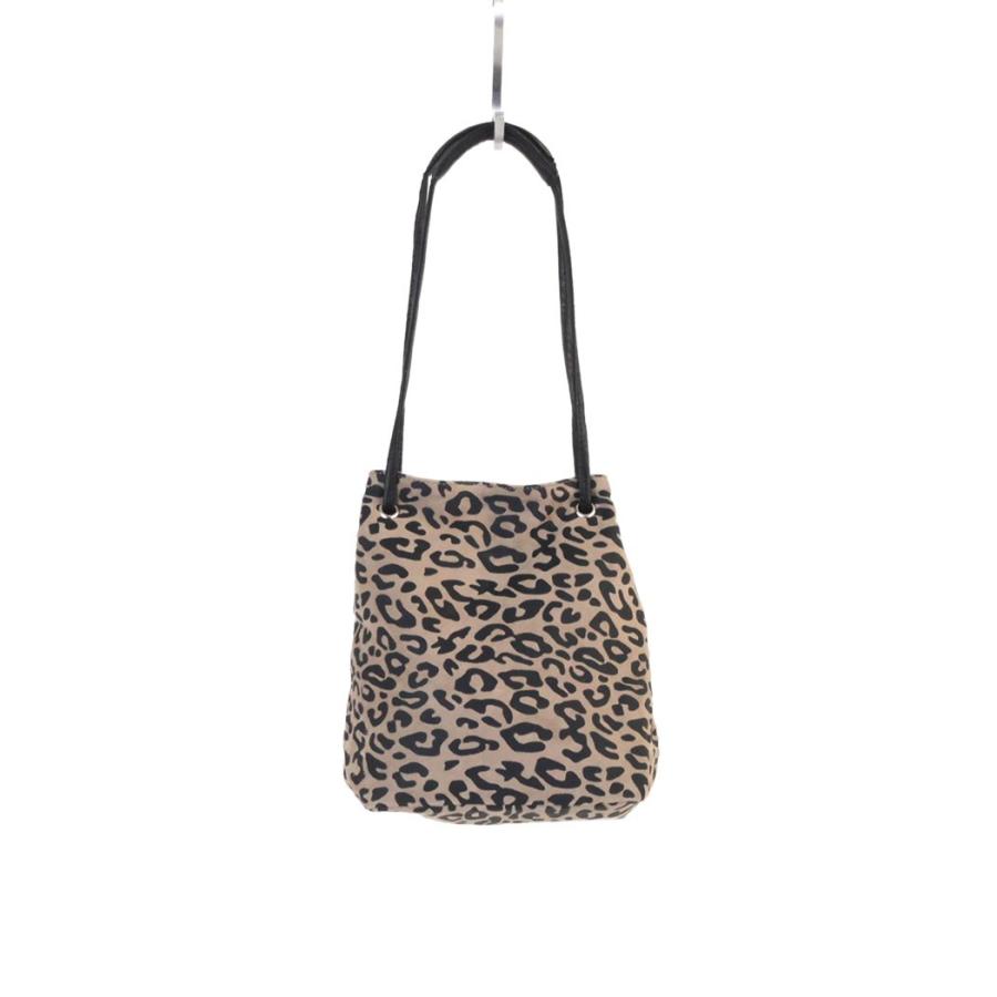 SEASIDE FREERIDE シーサイドフリーライド 17B-NS-SFR-1415SPL NID BAG SPL 2way 巾着バッグ - レオパード ベージュ× ブラック レディース バッグ トートバッ… | seaside freeride | 06
