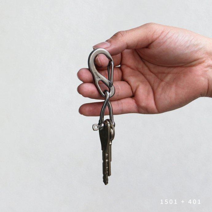 GLOMA NAUTICA / Twist Shackle 401 グローマノーティカ ツイストシャックル  キーホルダー キーリング 鍵 スマートキー カラビナ プチギフト お祝い 贈り物 … | DETAIL | 02