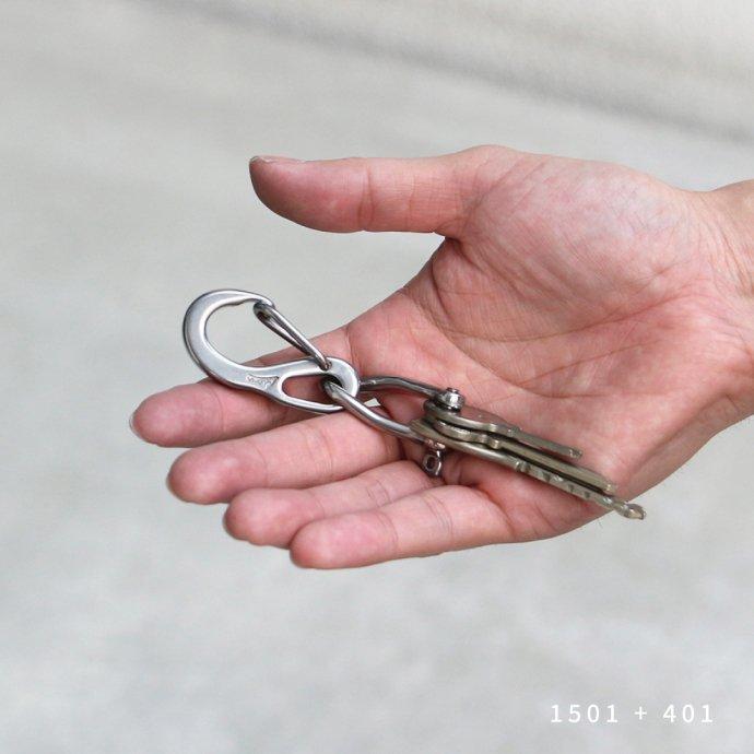 GLOMA NAUTICA / Twist Shackle 401 グローマノーティカ ツイストシャックル  キーホルダー キーリング 鍵 スマートキー カラビナ プチギフト お祝い 贈り物 … | DETAIL | 05