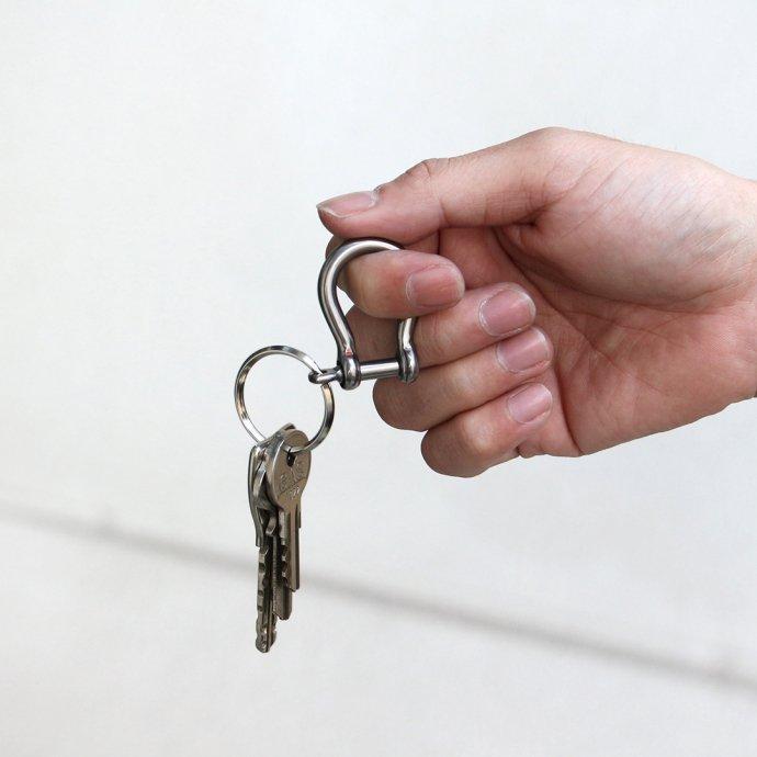 GLOMA NAUTICA / Bow Shackle 302 グローマノーティカ ボウシャックル  キーホルダー キーリング 鍵 スマートキー カラビナ プチギフト お祝い 贈り物 ポイン… | DETAIL | 02