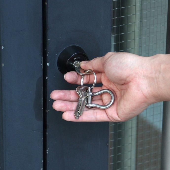 GLOMA NAUTICA / Bow Shackle 302 グローマノーティカ ボウシャックル  キーホルダー キーリング 鍵 スマートキー カラビナ プチギフト お祝い 贈り物 ポイン… | DETAIL | 03