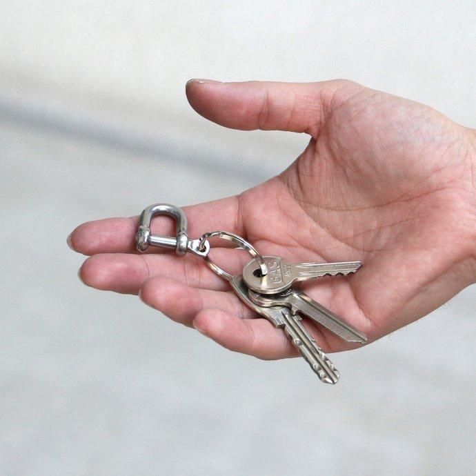 GLOMA NAUTICA / Straight Shackle 102 グローマノーティカ ストレートシャックル キーホルダー キーリング 鍵 スマートキー カラビナ プチギフト お祝い 贈り… | DETAIL | 01