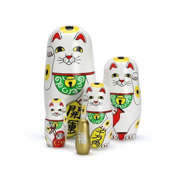 Lucky Cat ラッキーキャット マトリョーシカ 招き猫 ねこ ネコ MIDORI KOMATSU | DETAIL | 09