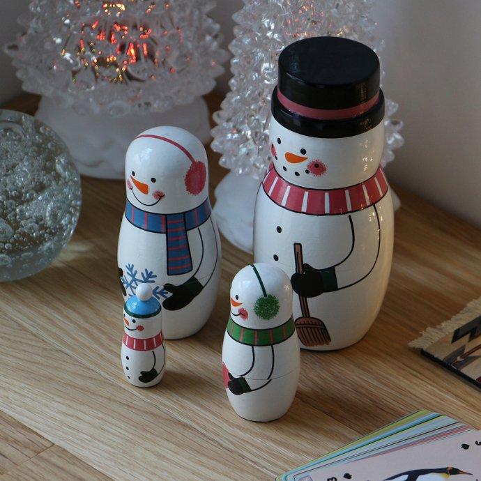 Snowman Family スノーマンファミリー マトリョーシカ 雪だるま | DETAIL | 02