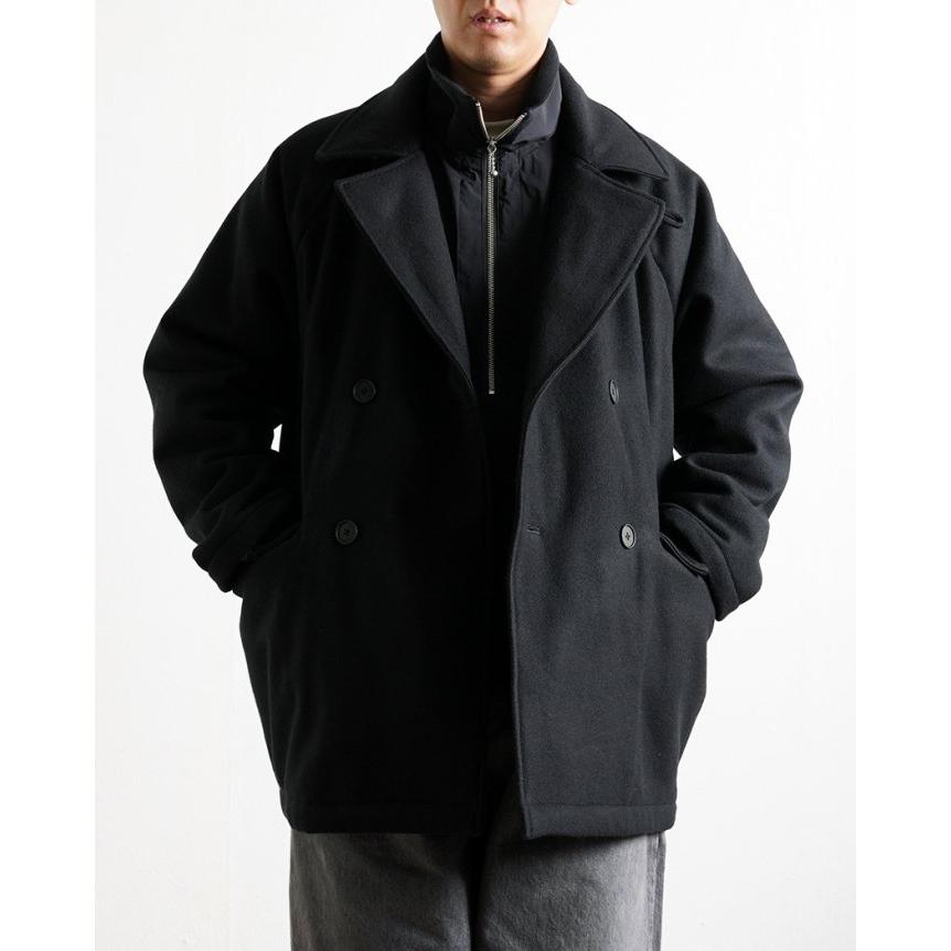 STILL BY HAND スティル バイ ハンド CO01234 - KHAKI GREY ウール／シンサレート ピーコート カーキグレー 送料無料 買い回り 買い周り 買いまわり ポイント… | STILL BY HAND | 07