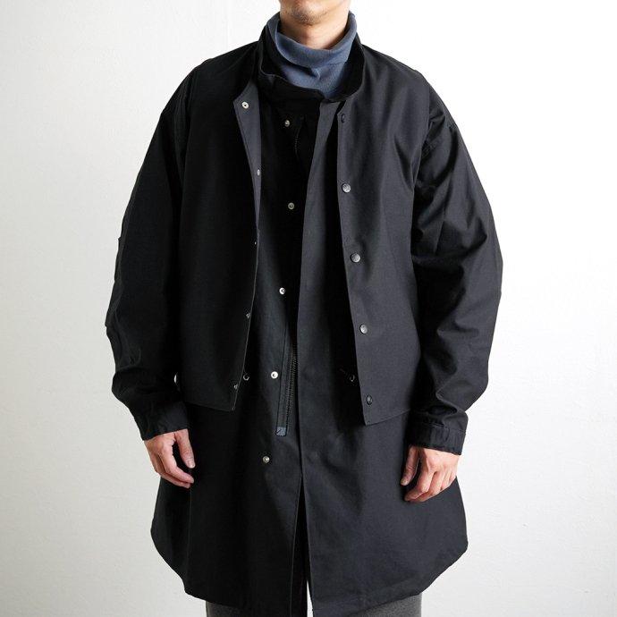 Powderhorn Mountaineering パウダーホーン マウンテニアリング / P.H. M. BM S.WAX CLOTH VEST　ワックスドクロスベスト PH23FW-009 - Black オイルド | Powderhorn Mountaineering(ファッション) | 08