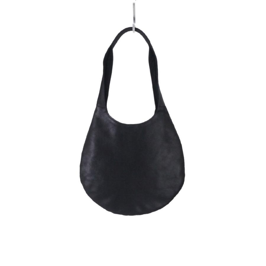 Sarah mu サラミュー BN-006 ワンショルダーバッグ S ブラック レディース ショルダー バッグ レザー 本革 日本製 トートバッグ 1ショルダー 無地 鞄 丸 ラウ… | M_ | 01