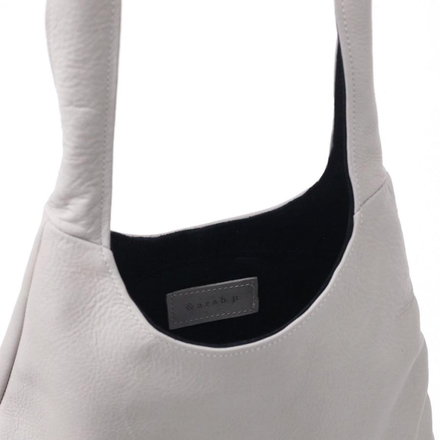 Sarah mu サラミュー BN-006 ワンショルダーバッグ S グレージュ レディース ショルダー バッグ レザー 本革 日本製 トートバッグ 1ショルダー 無地 鞄 丸 ラ… | M_ | 03