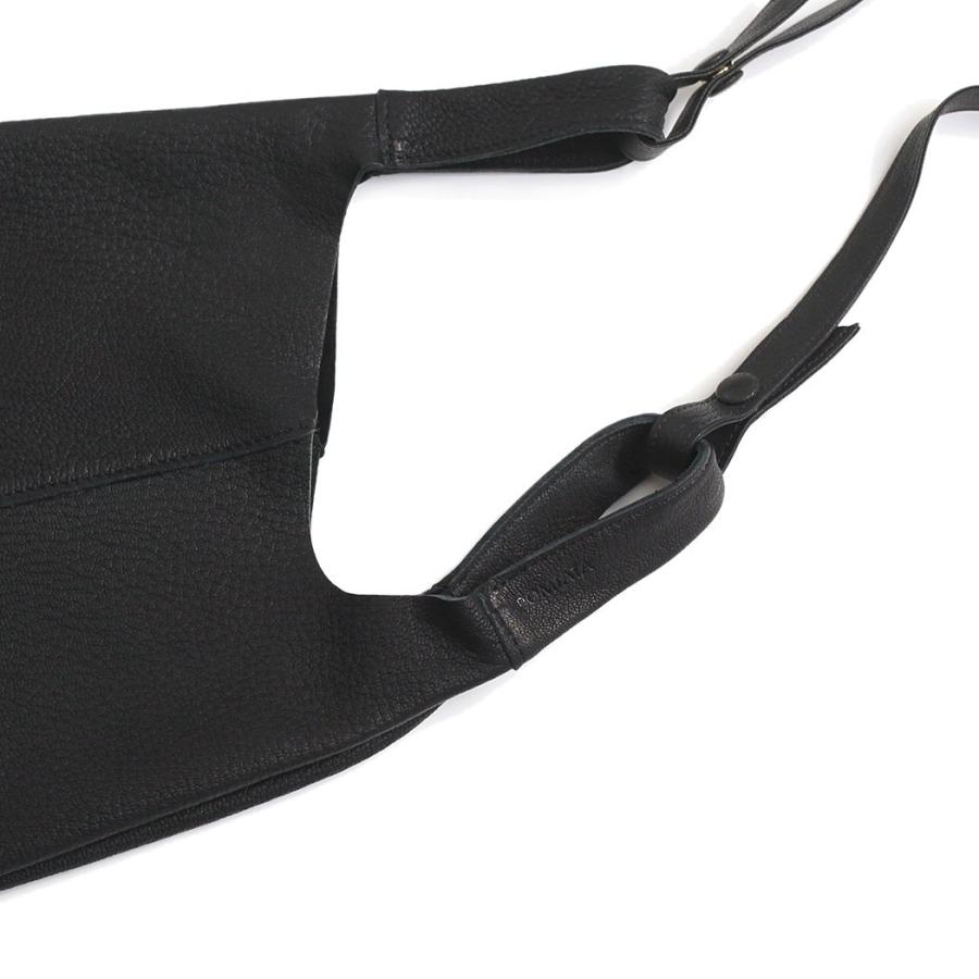 POMTATA ポンタタ P2509 MEL MINI SHOULDER ブラック 121-3735 トートバッグ レザー 本革 日本製 無地 黒 ショルダーバッグ ショッパーバッグ ショッパー型 ミ… | POMTATA | 05