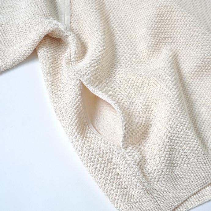 STILL BY HAND スティルバイハンド / KN03241 - ECRU クリスピーカーディガン エクリュ | STILL BY HAND | 04