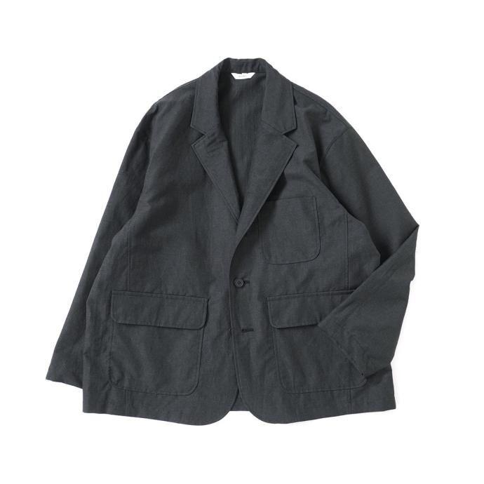 kontor / 3B UNSTRUCTURED JACKET - CHARCOAL 3ボタンジャケット KON-JK02241 チャコール | 