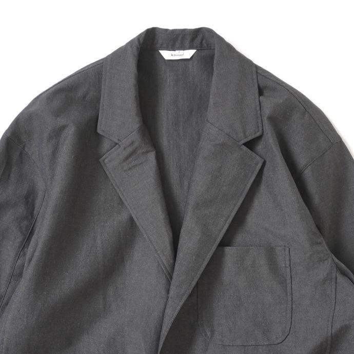 kontor / 3B UNSTRUCTURED JACKET - CHARCOAL 3ボタンジャケット KON-JK02241 チャコール |  | 02