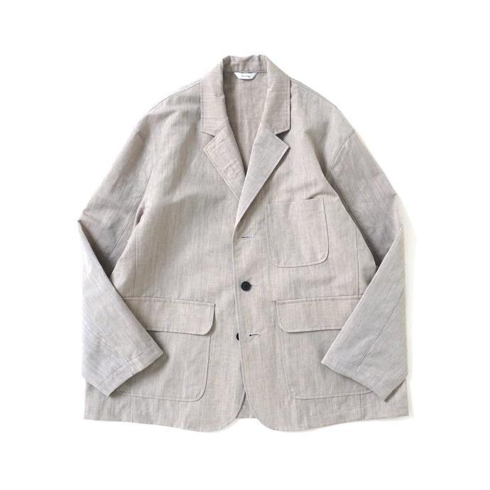 kontor / 3B UNSTRUCTURED JACKET - TAUPE 3ボタンジャケット KON-JK02241 トープ | 
