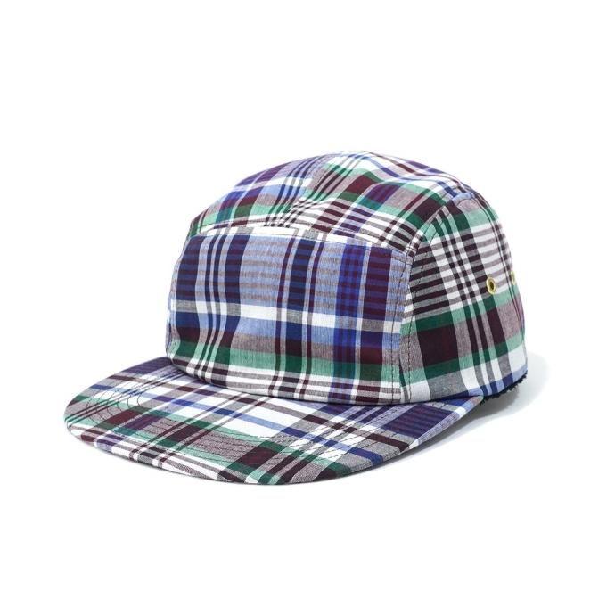 Trad Marks / Basic Jet Cap Madras Check - Burgundy ベーシックジェットキャップ マドラスチェック | 