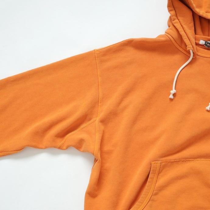 kontor / PIVOT SLEEVE PD PARKA - BURNT ORANGE ピボットスリーブ ピグメントダイ パーカー KON-CS02241 オレンジ |  | 04