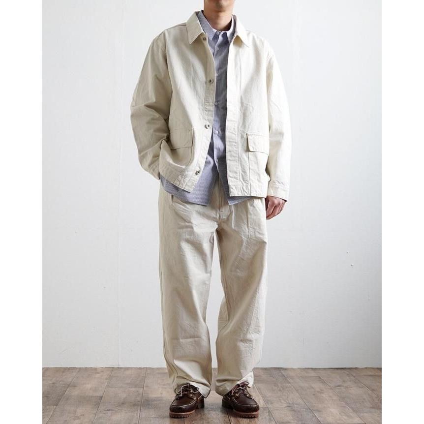 STILL BY HAND スティルバイハンド / DN01241 - IVORY デニムブルゾン アイボリー | STILL BY HAND | 09