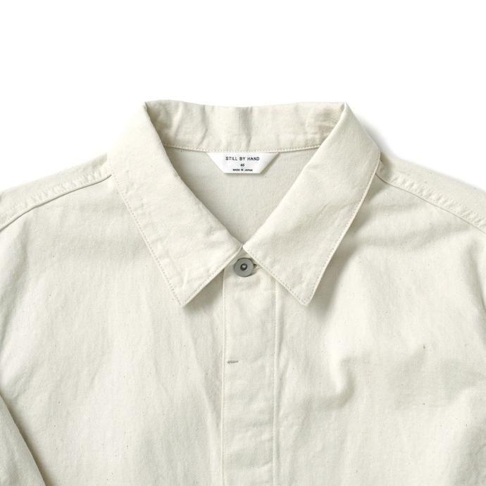 STILL BY HAND スティルバイハンド / DN01241 - IVORY デニムブルゾン アイボリー | STILL BY HAND | 03