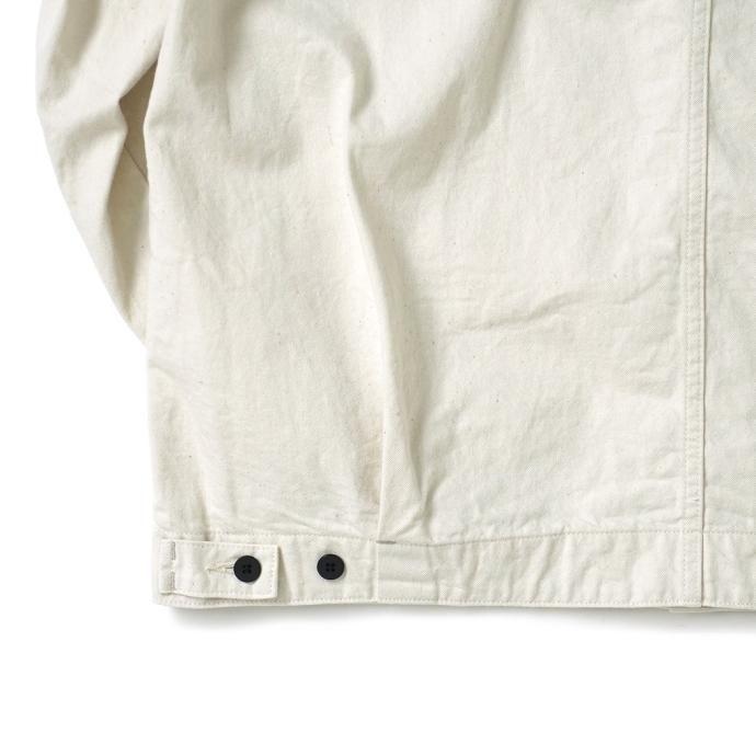 STILL BY HAND スティルバイハンド / DN01241 - IVORY デニムブルゾン アイボリー | STILL BY HAND | 05