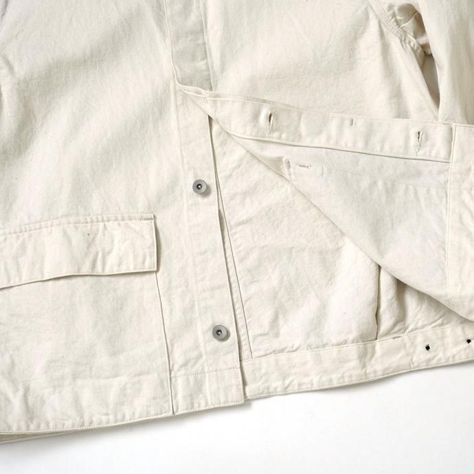 STILL BY HAND スティルバイハンド / DN01241 - IVORY デニムブルゾン アイボリー | STILL BY HAND | 06