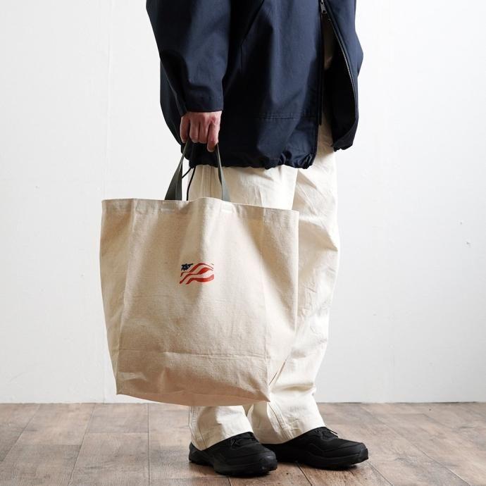 Turtlecreek / Canvas Grocery Tote Bags - Regular / US Flag / Midnight Blue タートルクリーク キャンバスグロサリートートバッグ |  | 09