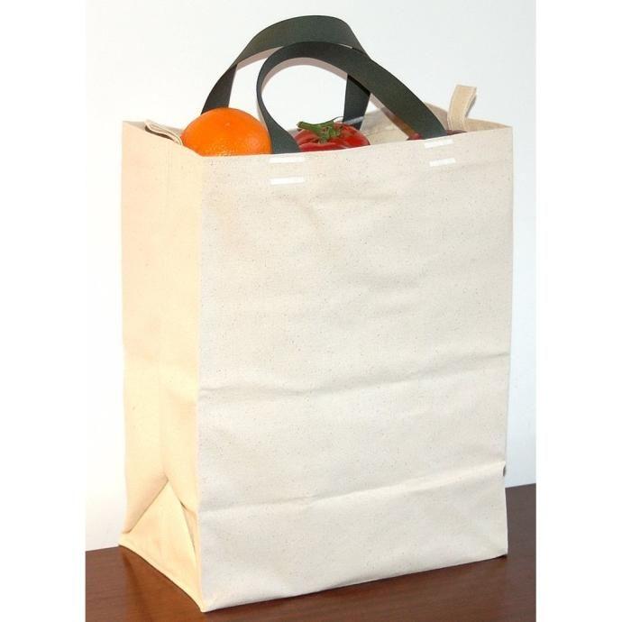 Turtlecreek / Canvas Grocery Tote Bags - Regular / US Flag / Tan タートルクリーク キャンバスグロサリートートバッグ |  | 05